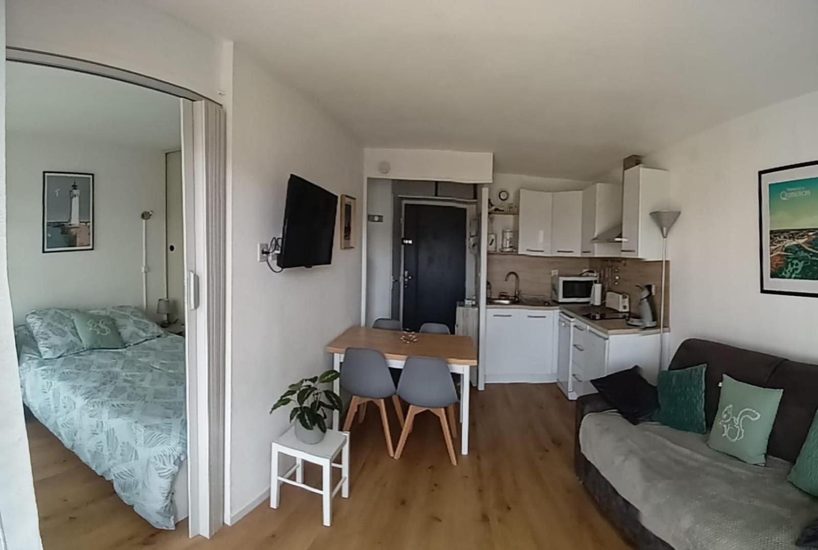 Appartement Cocon A Quiberon Dans Residence Calme, Plages Et Centre Ville A Pied Ou A Velo Pour 2 A 4 Personnes Buitenkant foto